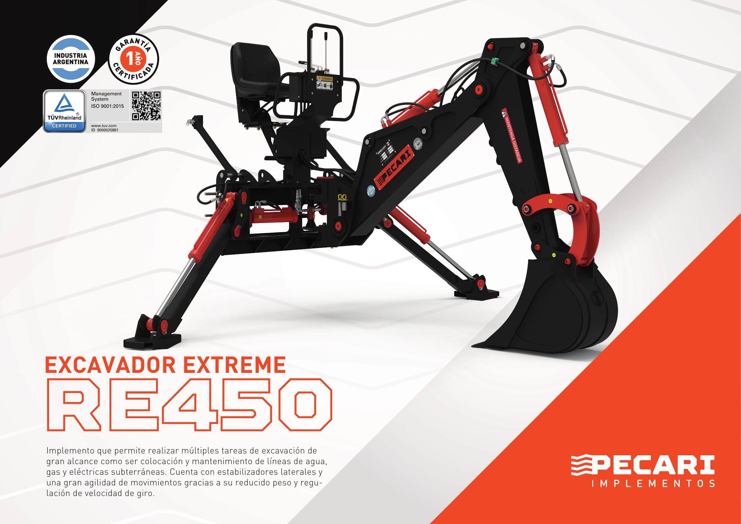 Excavador Extreme – RE 450 - imagen 1