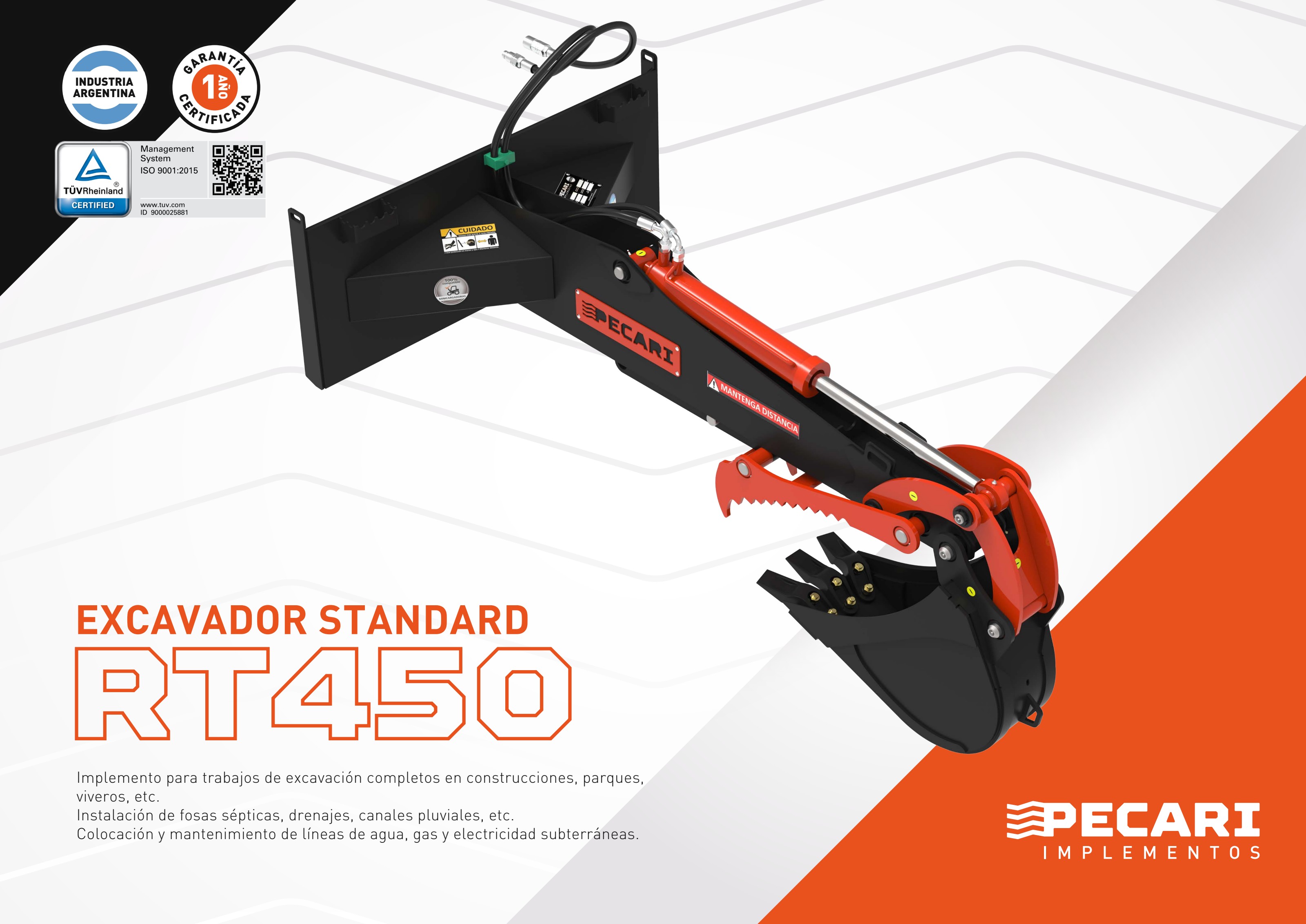 Excavador Standard – RT 450 - imagen 1