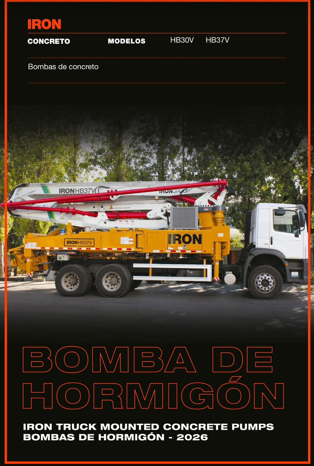 Hormigón — Bomba estacionaria