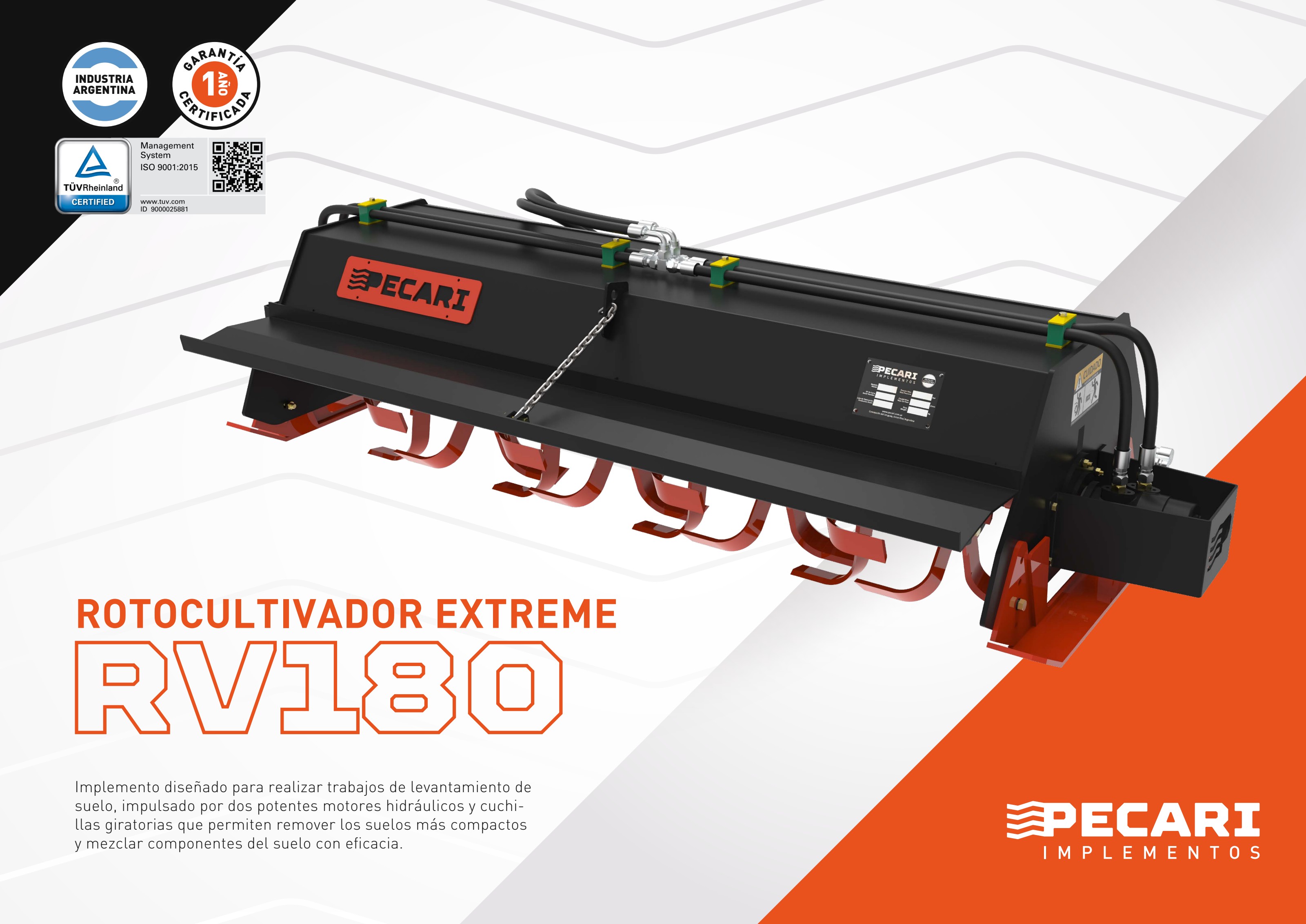 Rotocultivador Extreme – RV 180 - imagen 1