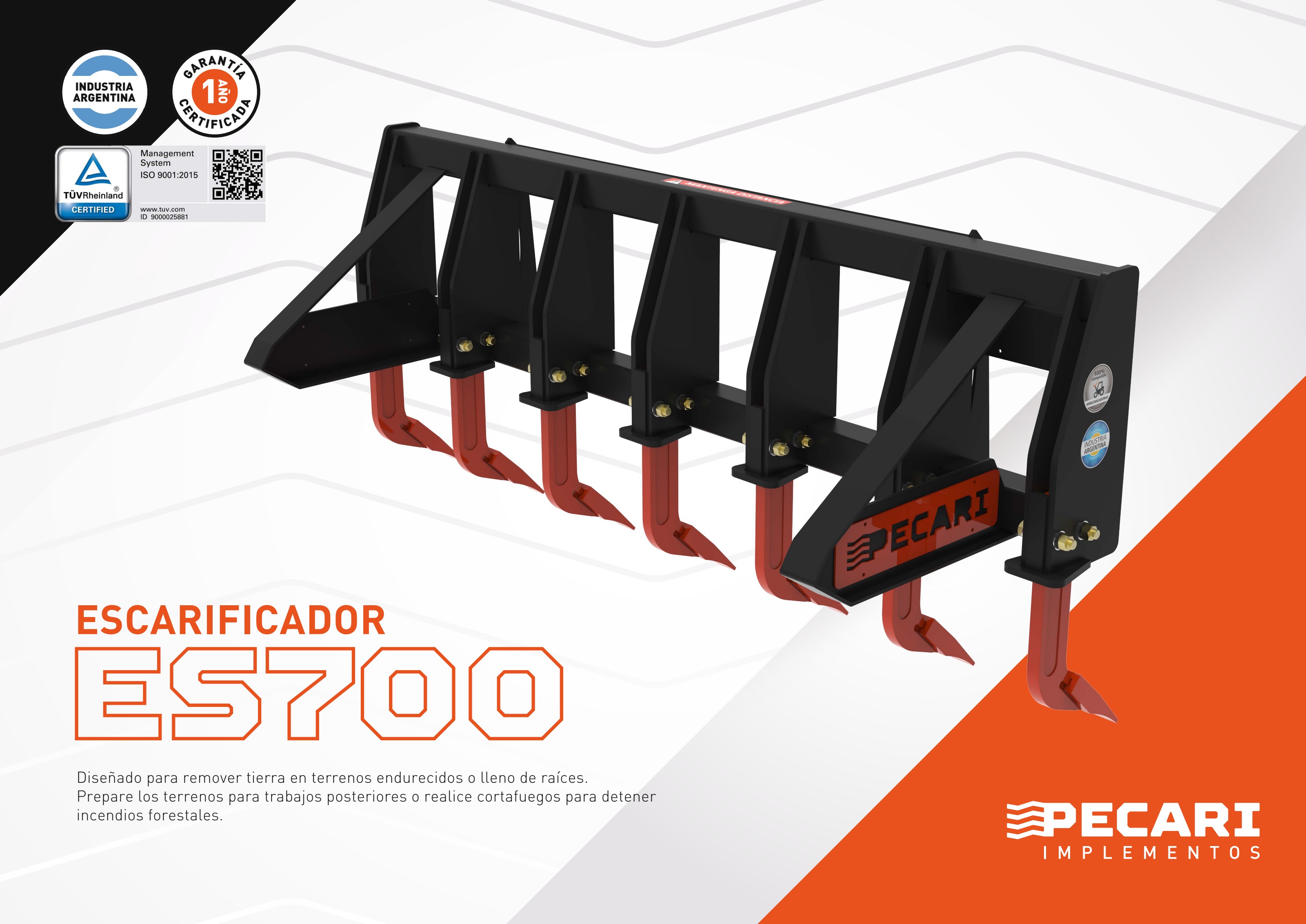 Escarificador – ES 700 - imagen 1