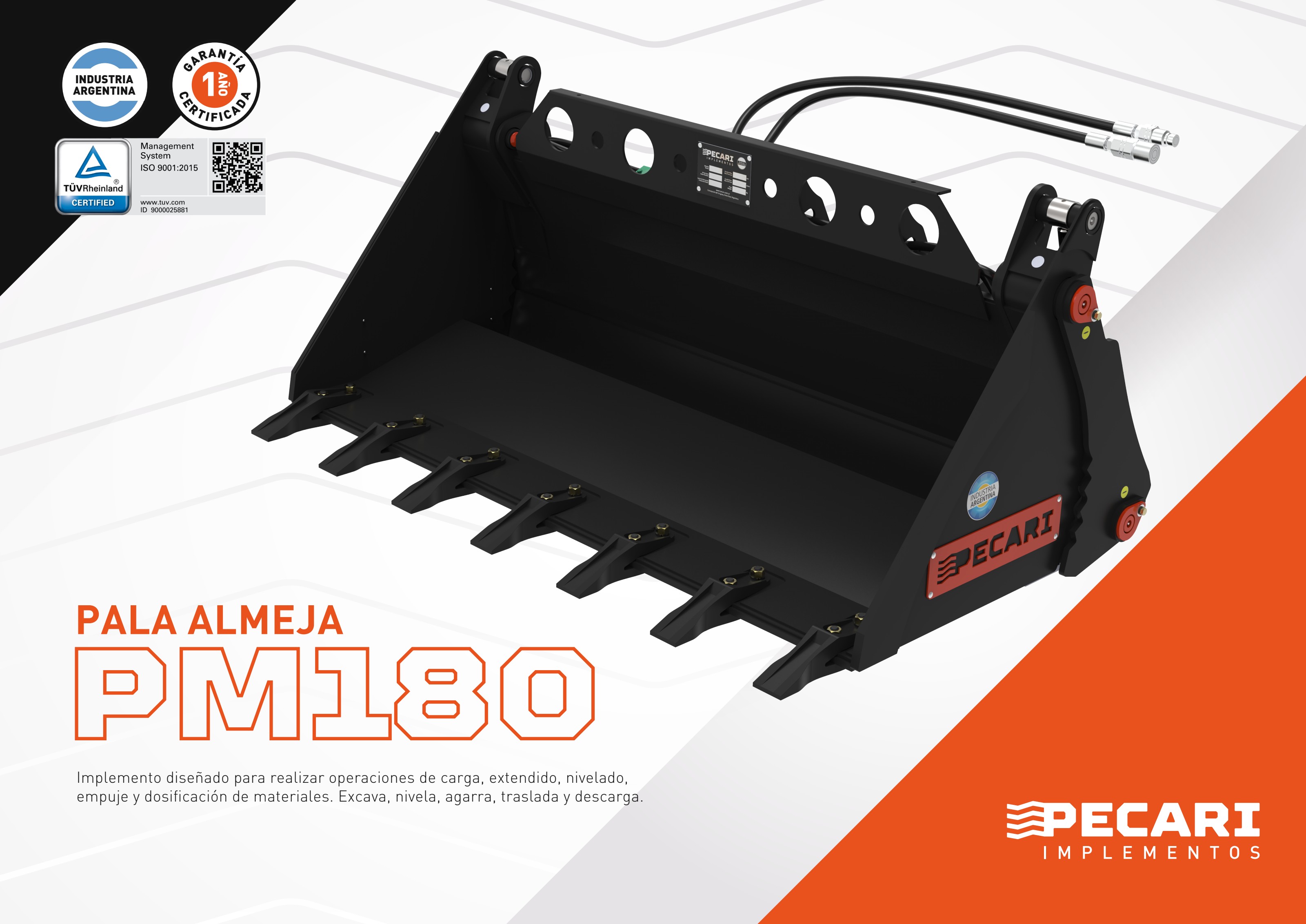 Pala Almeja Multipropósito – PM 180 - imagen 1
