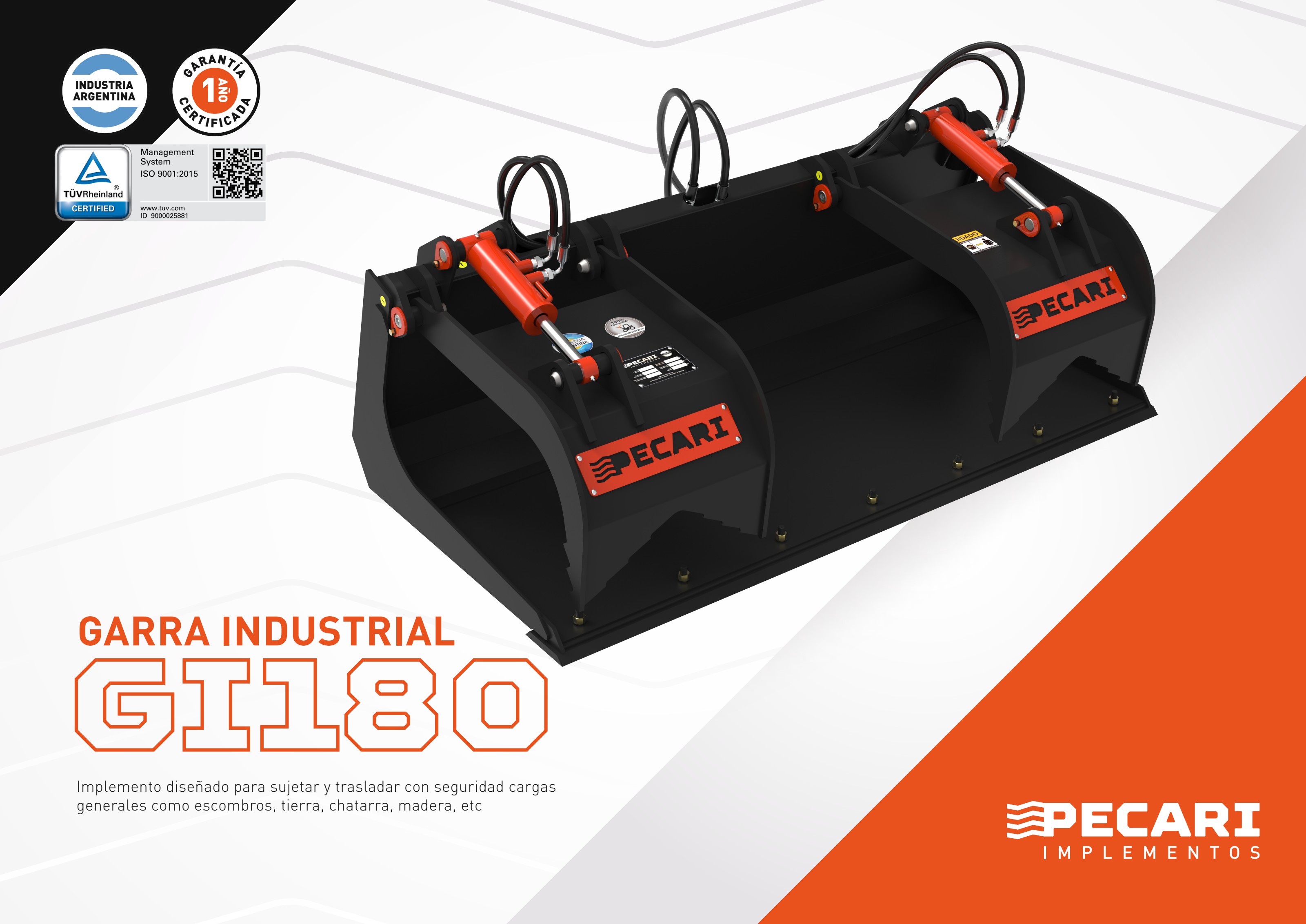 Garra Industrial – GI 180 - imagen 1