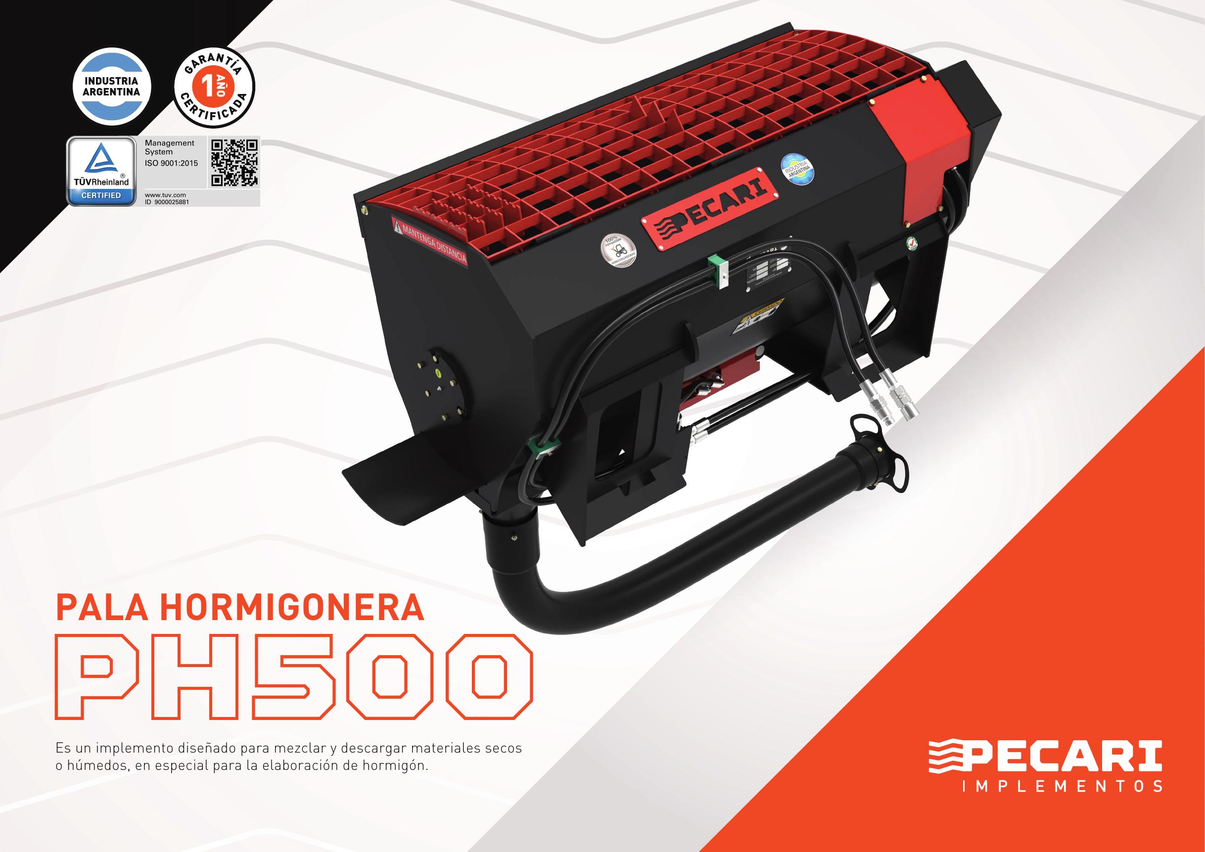 Pala Hormigonera – PH 500 - imagen 1